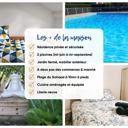 Charmante Maison De Vacances, 4P, Piscines, Proche Gohaud سانت ميشيل تشيف تشيف المظهر الخارجي الصورة